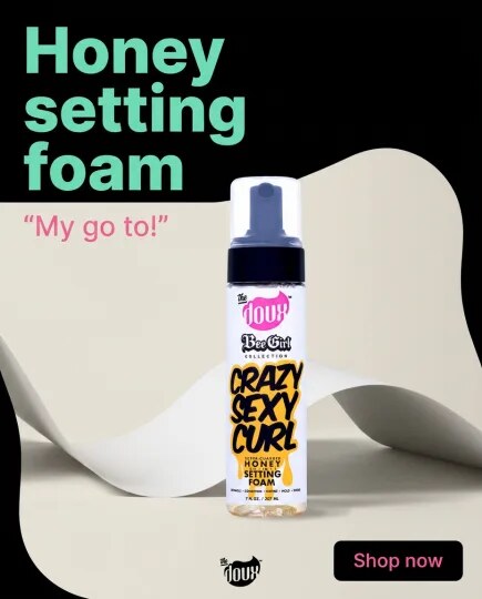 A static post Selzee made for The Doux: Honey setting foam, my go to